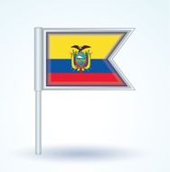 Flag of Ecuador vector illustration N3