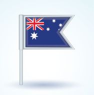 Flag of Australia vector illustration N3