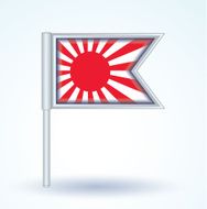 Flag of Japan imperial vector illustration N3