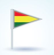 Flag of Bolivia vector illustration N4