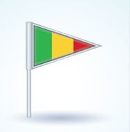 Flag of Mali vector illustration N4