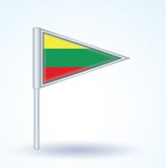 Flag of Lithuania vector illustration N4