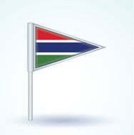 Flag of Gambia vector illustration N4