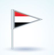 Flag of Yemen vector illustration N4