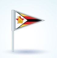 Flag of Zimbabwe vector illustration N4