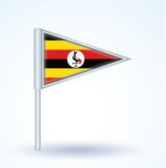 Flag of Uganda vector illustration N4