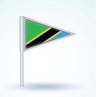 Flag of Tanzania vector illustration N4