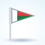 Flag of Madagascar vector illustration N4
