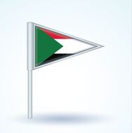 Flag of Sudan vector illustration N4