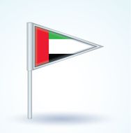 Flag of United Arab Emirates vector illustration N4