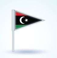 Flag of Libya vector illustration N4