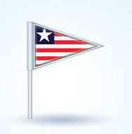 Flag of Liberia vector illustration N4