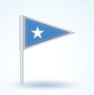Flag of Somalia vector illustration N4