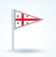 Flag of Georgia vector illustration N5