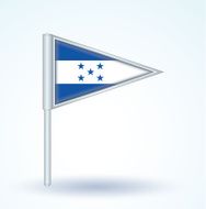 Flag Of Honduras Vector Illustration N5
