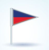 Flag of Haiti vector illustration N4