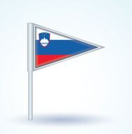 Flag of Slovenia vector illustration N4