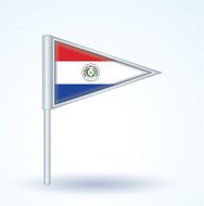 Flag of Paraguay vector illustration N4