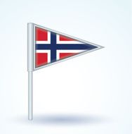 Flag of Norway vector illustration N4