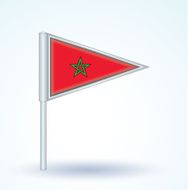 Flag of Morocco vector illustration N4