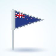 Flag of New Zealand vector illustration N4