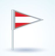 flag of Austria vector illustration N5
