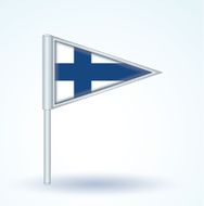 Flag of Finland vector illustration N4