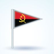 Flag of Angola vector illustration N4