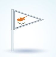 Flag of Cyprus vector illustration N4