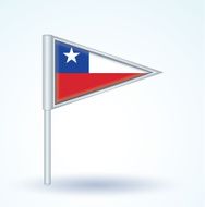 Flag of Chile vector illustration N4