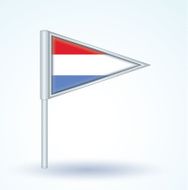 Flag of Luxembourg vector illustration N4