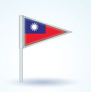 Flag of Taiwan vector illustration N4