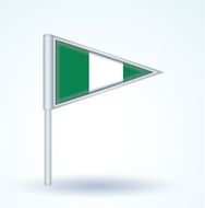 Flag of Nigeria vector illustration N4