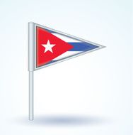 Flag of Cuba vector illustration N4