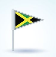 Flag of Jamaica vector illustration N4
