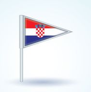 Flag of Croatia vector illustration N4
