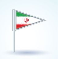 Flag of Iran Vector Illustration N5