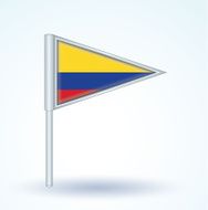 Flag of Colombia vector illustration N4