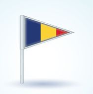 Flag of Romania vector illustration N4