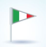 Flag of Italy vector illustration N3