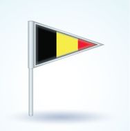 flag of Belgium vector illustration N4