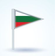 Flag of Bulgaria vector illustration N3