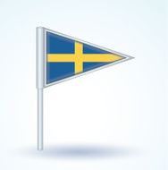 Flag of Sweden vector illustration N4