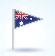 Flag of Australia vector illustration N4