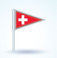 Flag of switzerland vector illustration N3