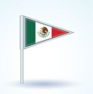 Flag of Mexico vector illustration N3
