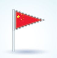 Flag of China vector illustration N4