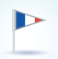 Flag of France vector illustration N4