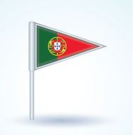 Flag of Portugal vector illustration N3