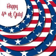 4th of July card in vector format N2